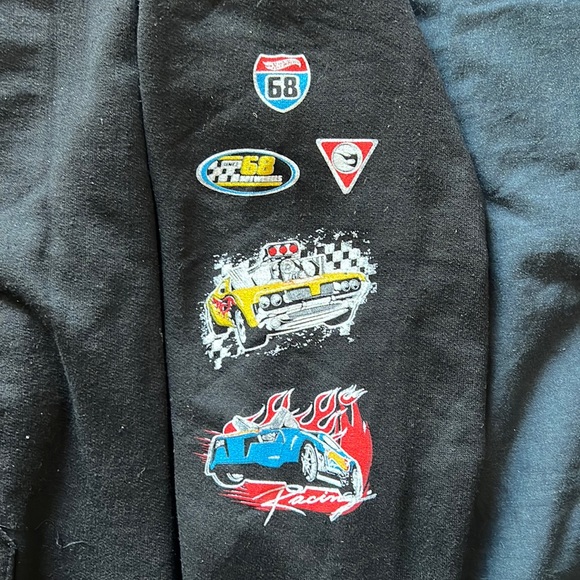 Hot Wheels Hoodie (Black w/Graphics) - Men’s S - Picture 4 of 7